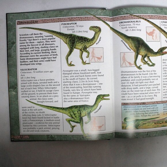 Encyclopedia of Dinosaurs and Other Prehistoric Creatures Hardback Reference - Picture 6 of 16